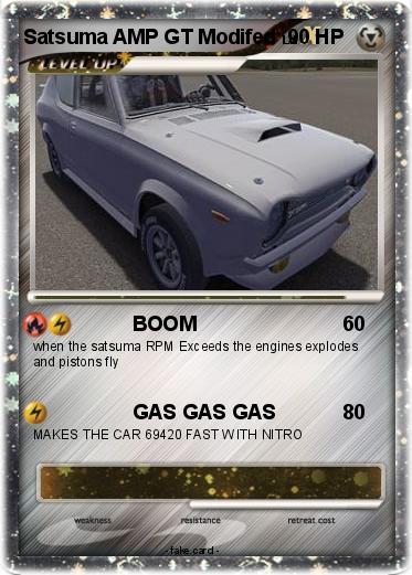 Pokemon Satsuma AMP GT Modifed