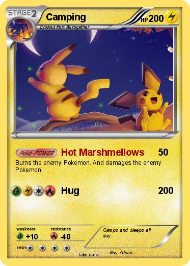 Pokemon Camping