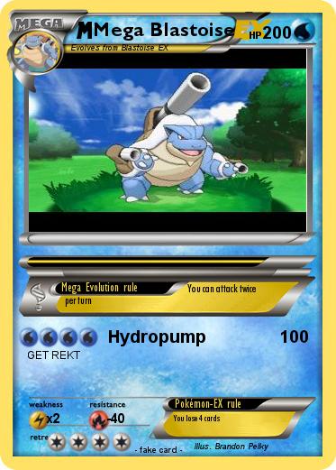 Pokemon Mega Blastoise