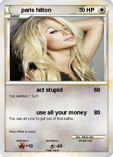 Pokemon paris hilton