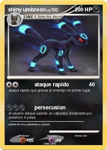Pokemon shiny umbreon