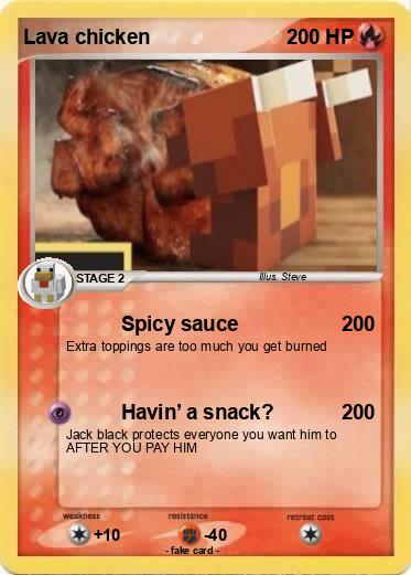 Pokemon Lava chicken