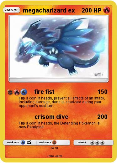 Pokemon megacharizard ex