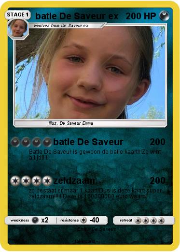 Pokemon batle De Saveur ex
