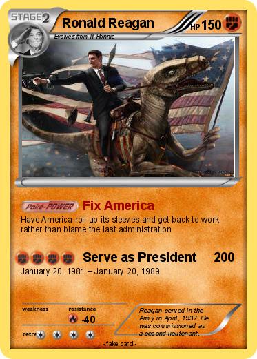 Pokemon Ronald Reagan