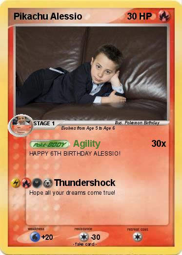 Pokemon Pikachu Alessio