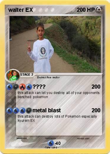 Pokemon walter EX