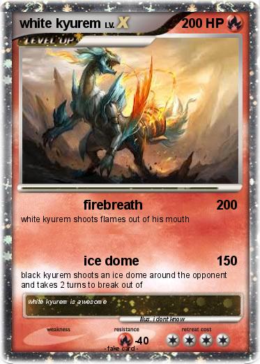 Pokemon white kyurem