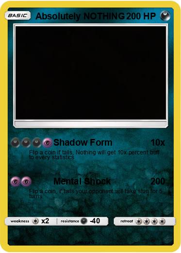 Pokemon Absolutely NOTHING