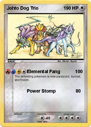 Pokemon Johto Dog Trio