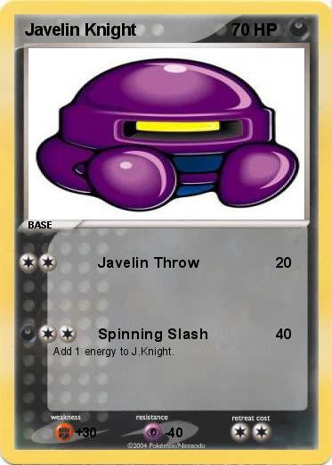 Pokemon Javelin Knight