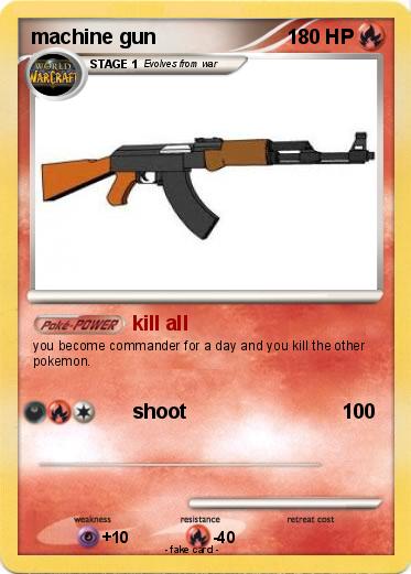 Pokemon machine gun