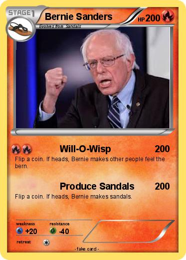 Pokemon Bernie Sanders