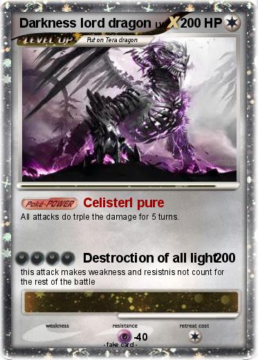 Pokemon Darkness lord dragon