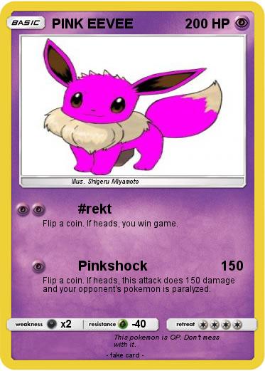 Pokemon PINK EEVEE