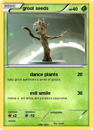 Pokemon groot seeds