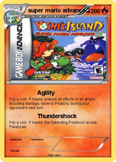 Pokemon super mario advance 3