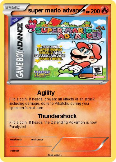 Pokemon super mario advance