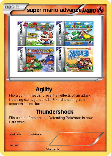 Pokemon super mario advance team