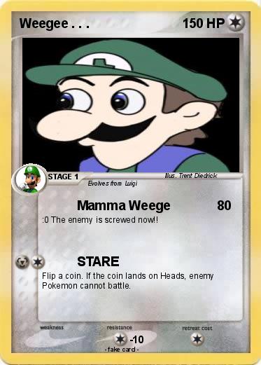 Pokemon Weegee . . .