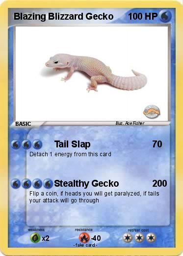 Pokemon Blazing Blizzard Gecko
