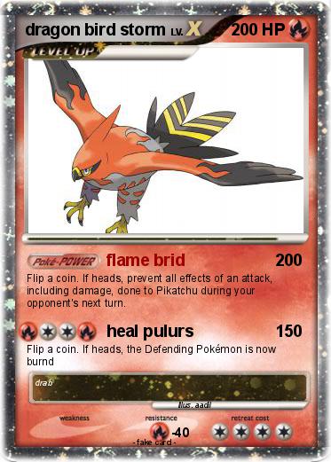 Pokemon dragon bird storm