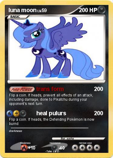 Pokemon luna moon