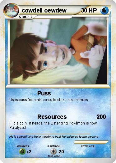 Pokemon cowdell oewdew
