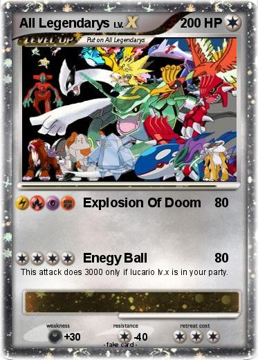Pokemon All Legendarys