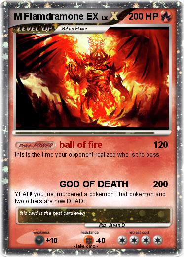 Pokemon M Flamdramone EX