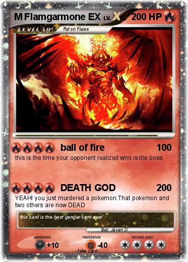 Pokemon M Flamgarmone EX