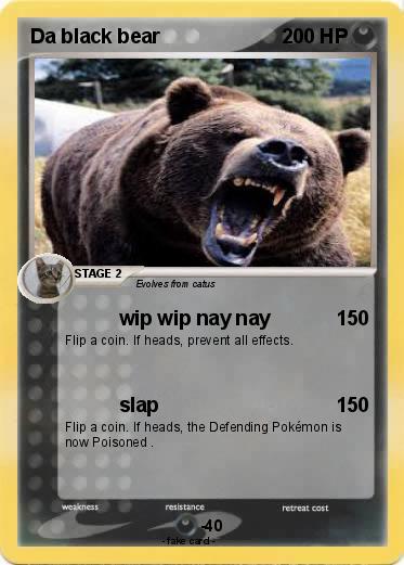 Pokemon Da black bear