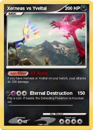 Pokemon Xerneas vs Yveltal