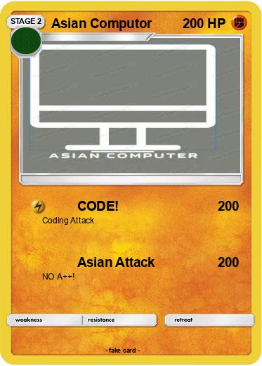 Pokemon Asian Computor
