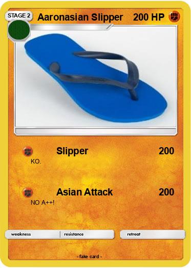 Pokemon Aaronasian Slipper
