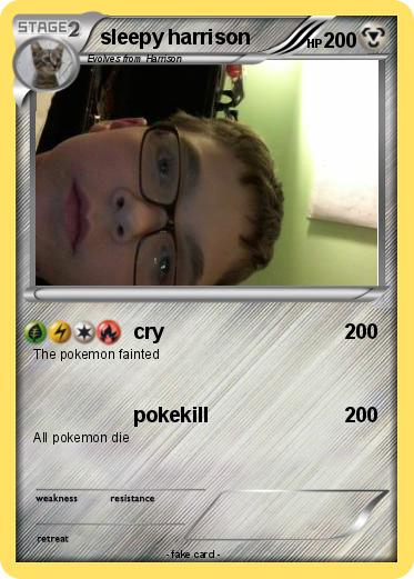 Pokemon sleepy harrison