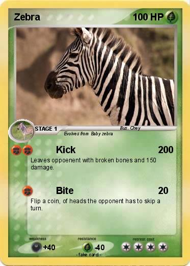 Pokemon Zebra