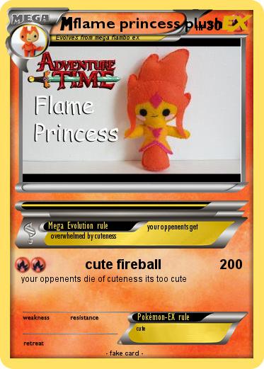Pokemon flame princess plush