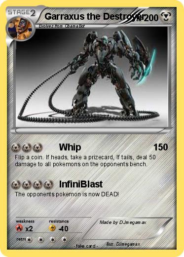 Pokemon Garraxus the Destroyer