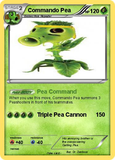 Pokemon Commando Pea