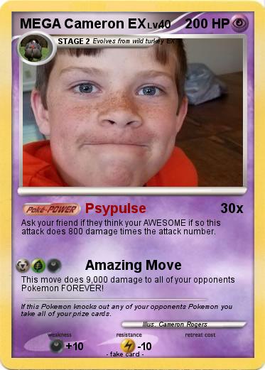Pokemon MEGA Cameron EX