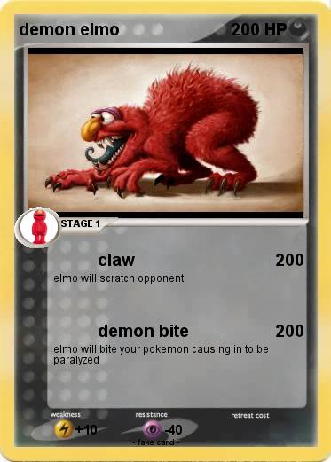 Pokemon demon elmo