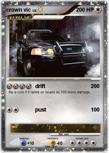 Pokemon crown vic
