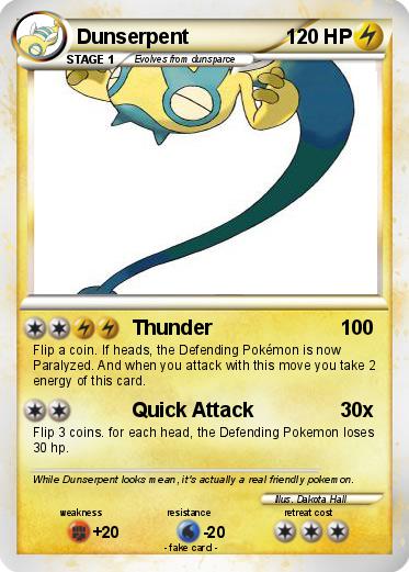 Pokemon Dunserpent