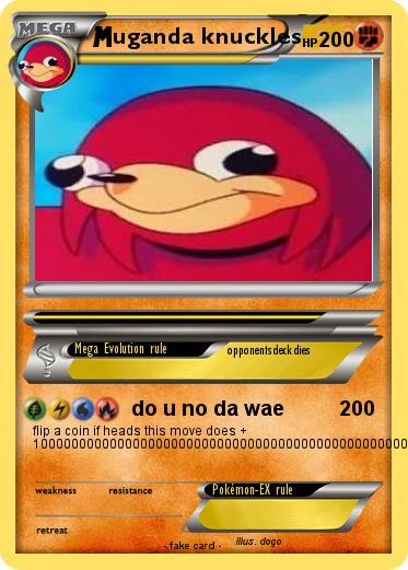Pokemon uganda knuckles
