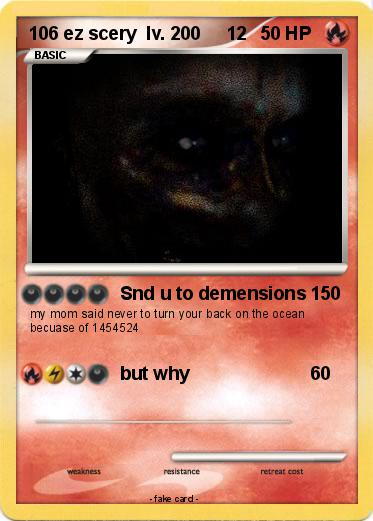 Pokemon 106 ez scery  lv. 200     12