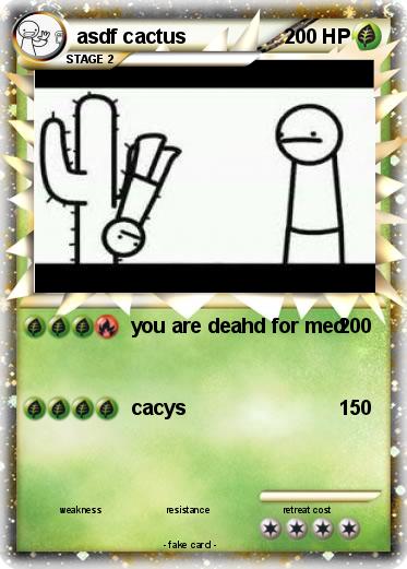 Pokemon asdf cactus