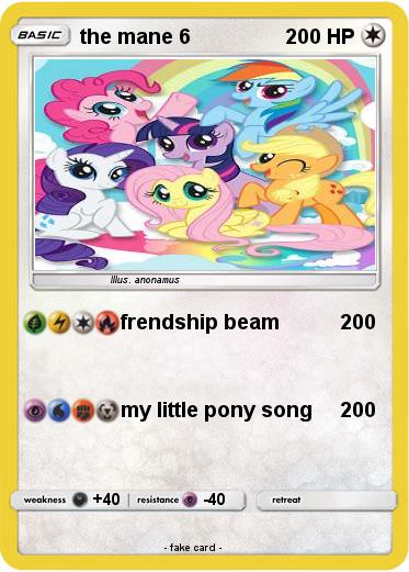 Pokemon the mane 6