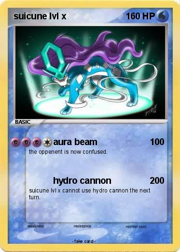 Pokemon suicune lvl x