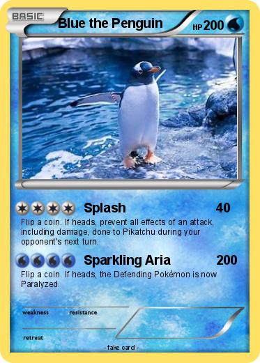Pokemon Blue the Penguin